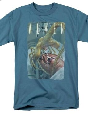 Vintage Yellow Rat Bastard Alien Graphic Tee